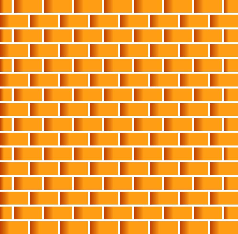 geel bakstenen muur vector achtergrond.