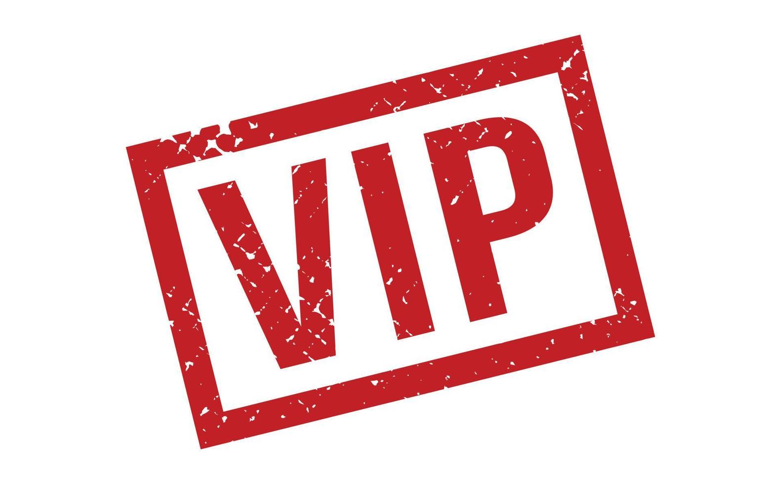 vip rubber stempel. rood vip rubber grunge postzegel zegel vector illustratie - vector