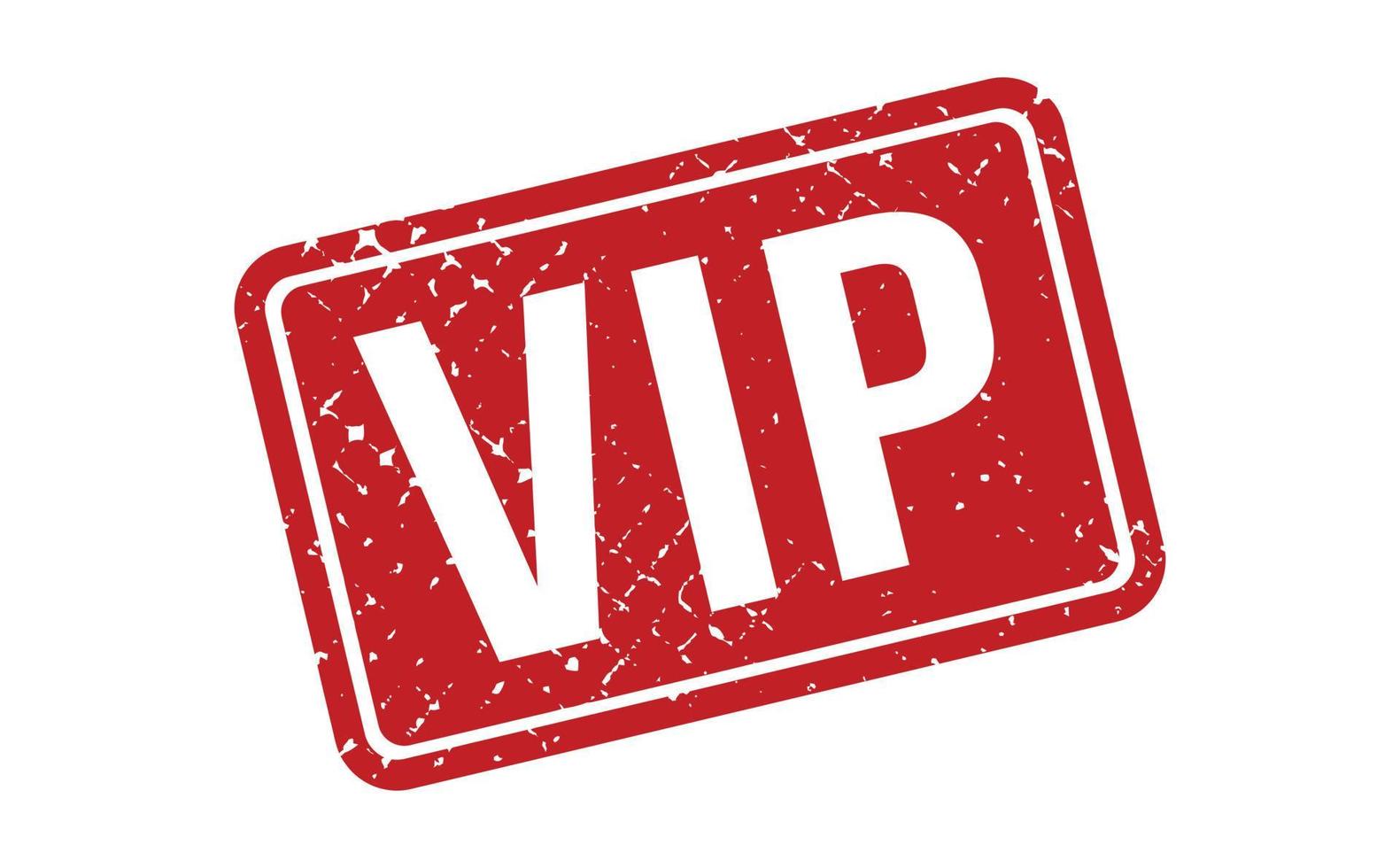 vip rubber stempel. rood vip rubber grunge postzegel zegel vector illustratie - vector