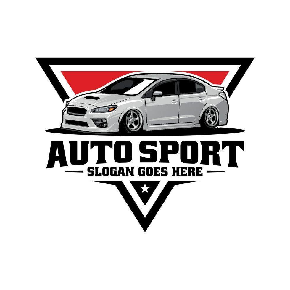 racing auto illustratie logo vector