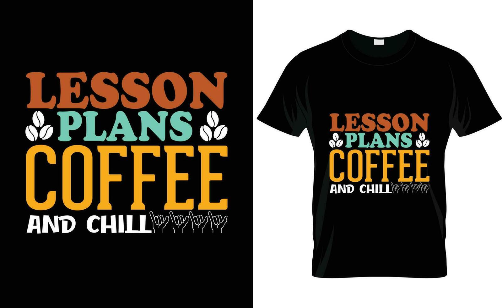 koffie t-shirt ontwerp vector