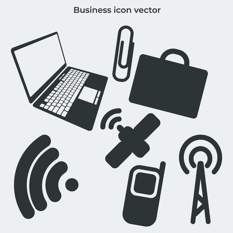 reeks van bedrijf icoon en symbool. vector eps 10.