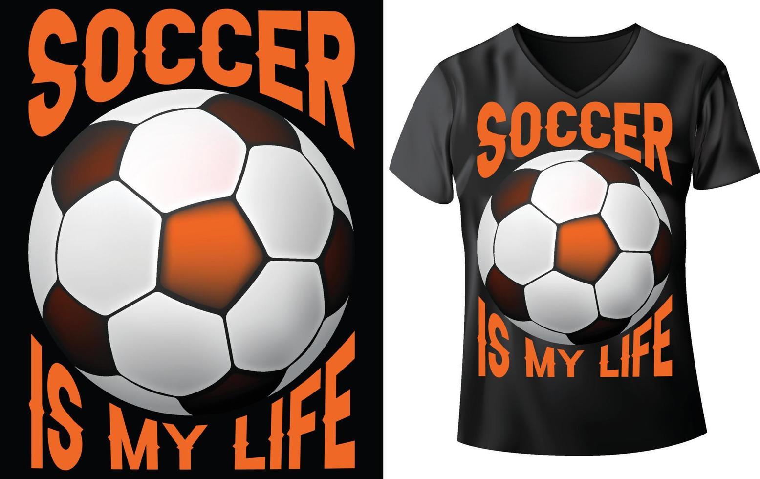 voetbal t-shirt ontwerp vector