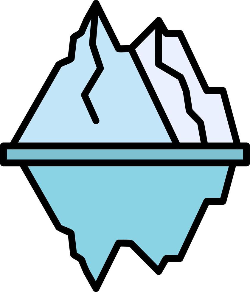 ijsberg vector icon