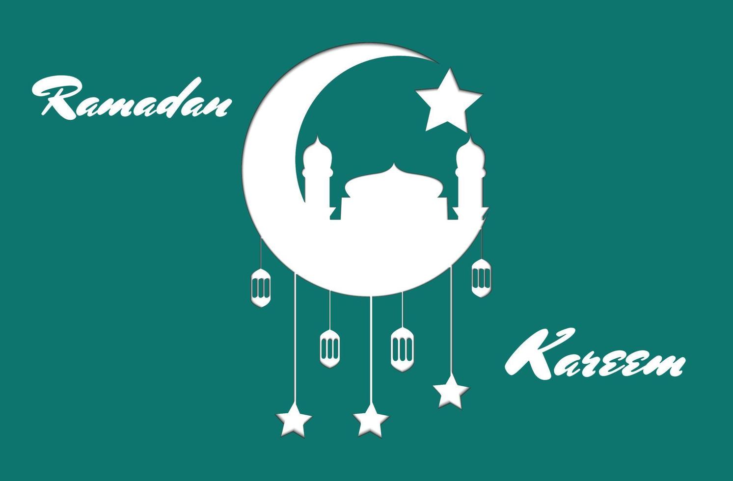 Ramadan kareem structuur sjabloon achtergrond vector
