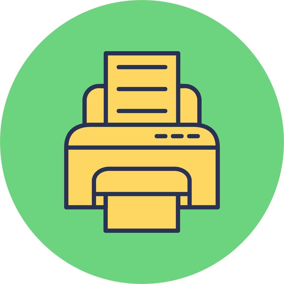 printer vector pictogram