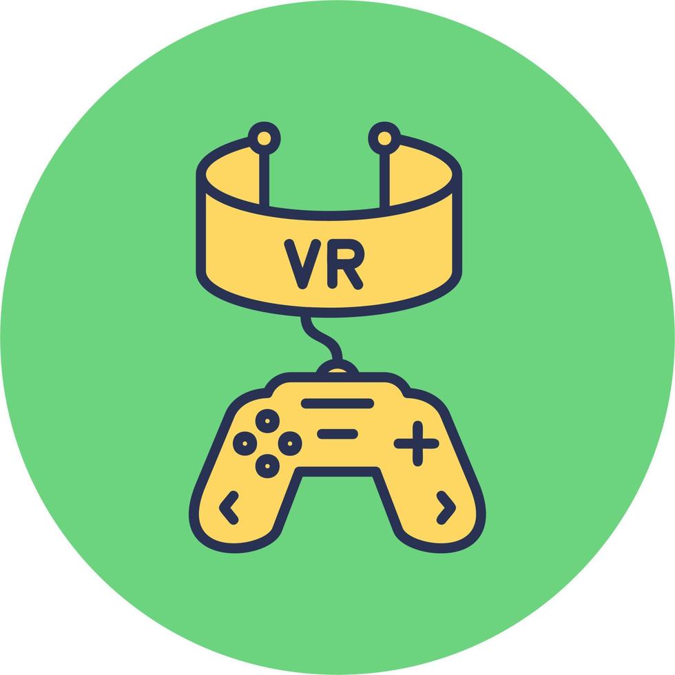 vr spel vector icoon