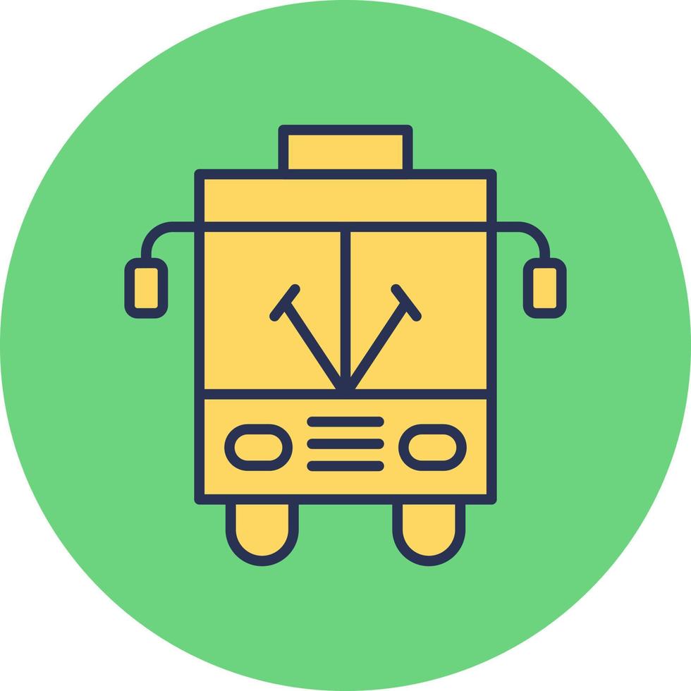 schoolbus vector pictogram