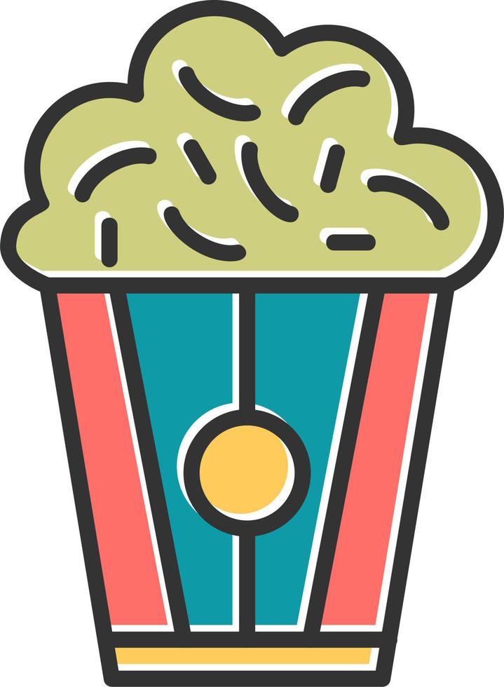 popcorn vector icoon