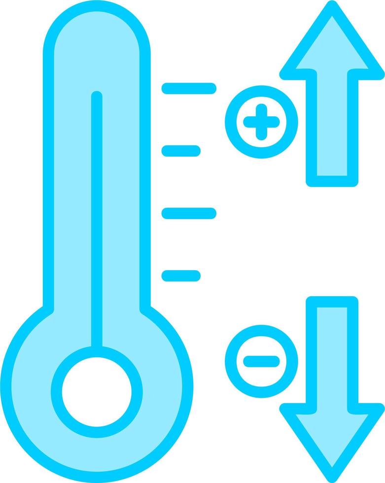 temperatuur controle vector icoon