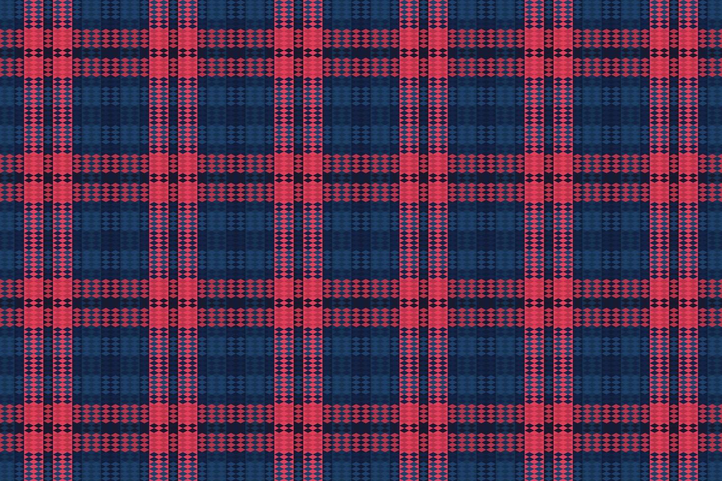 Schotse ruit plaid met nacht kleur patroon. vector