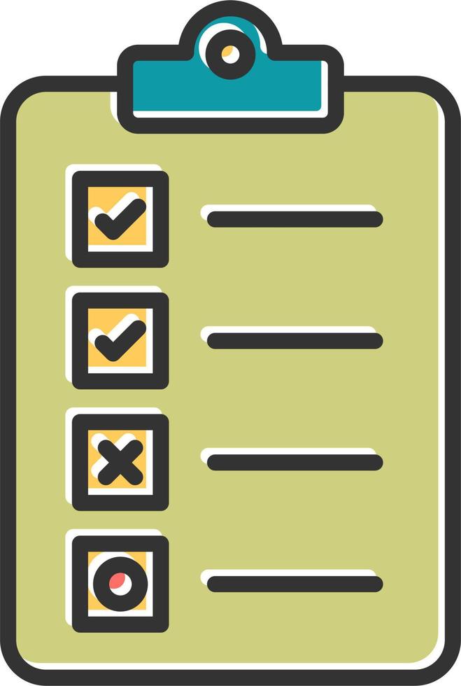 Klembord vector pictogram