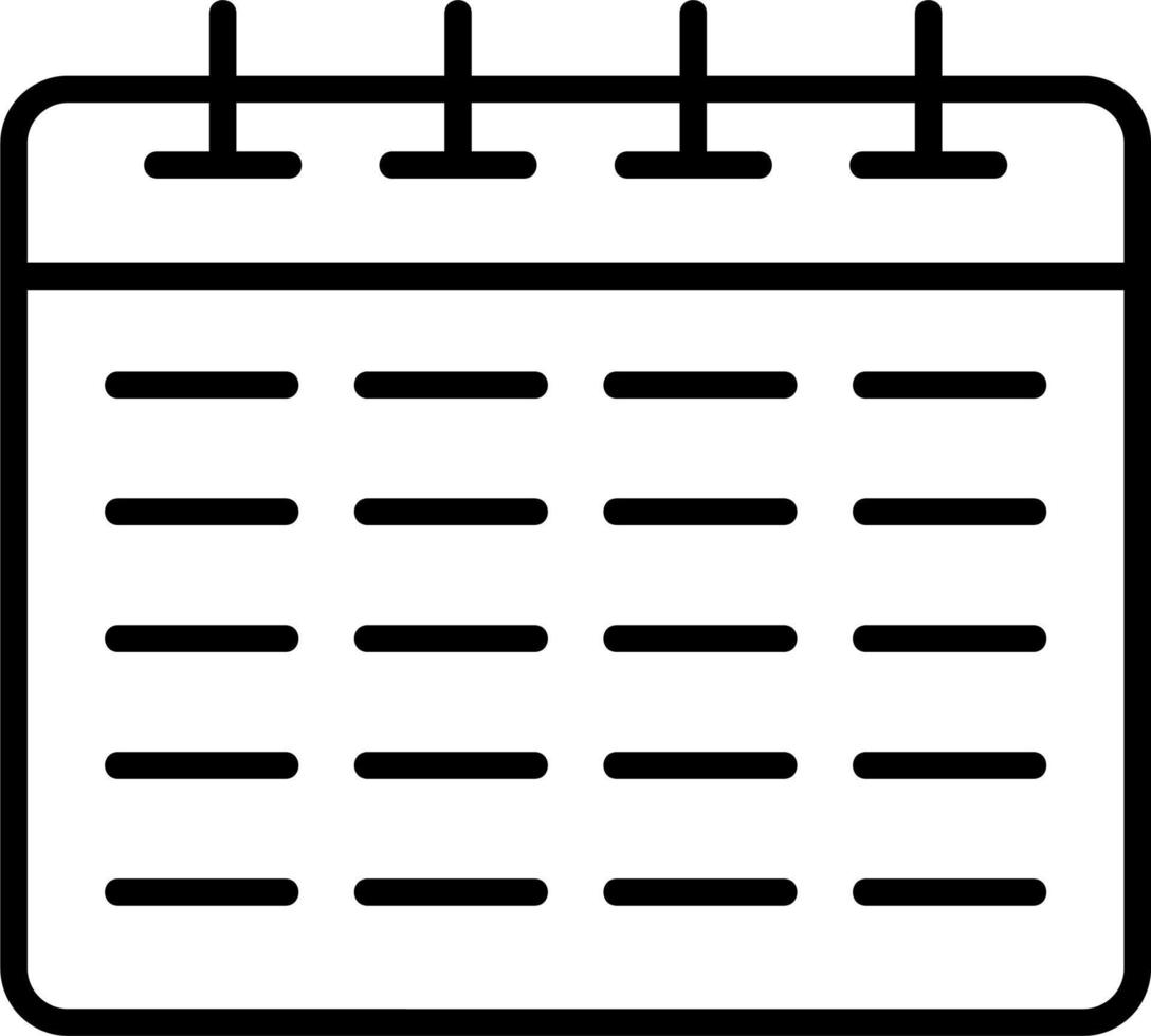 kalender vector pictogram