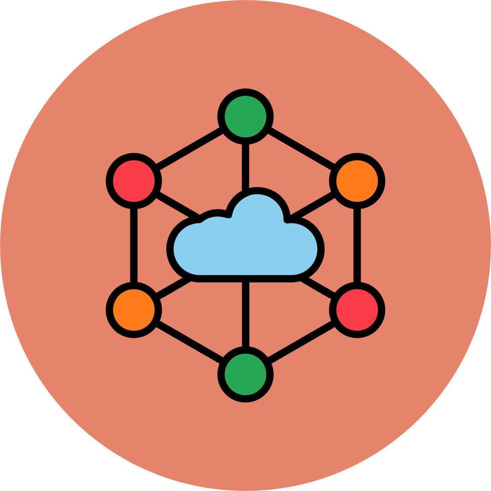 cloud computing vector icon