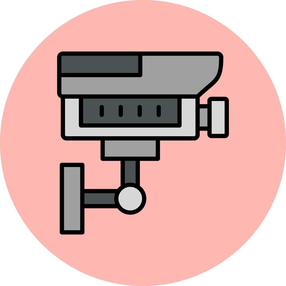 cctv camera vector pictogram