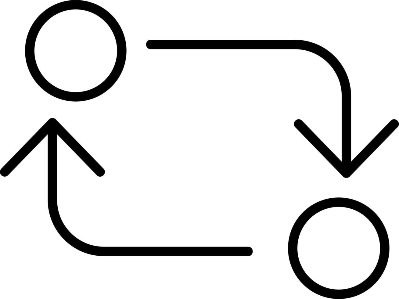 uitwisseling vector pictogram