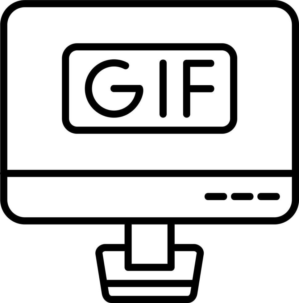 gif vector icoon