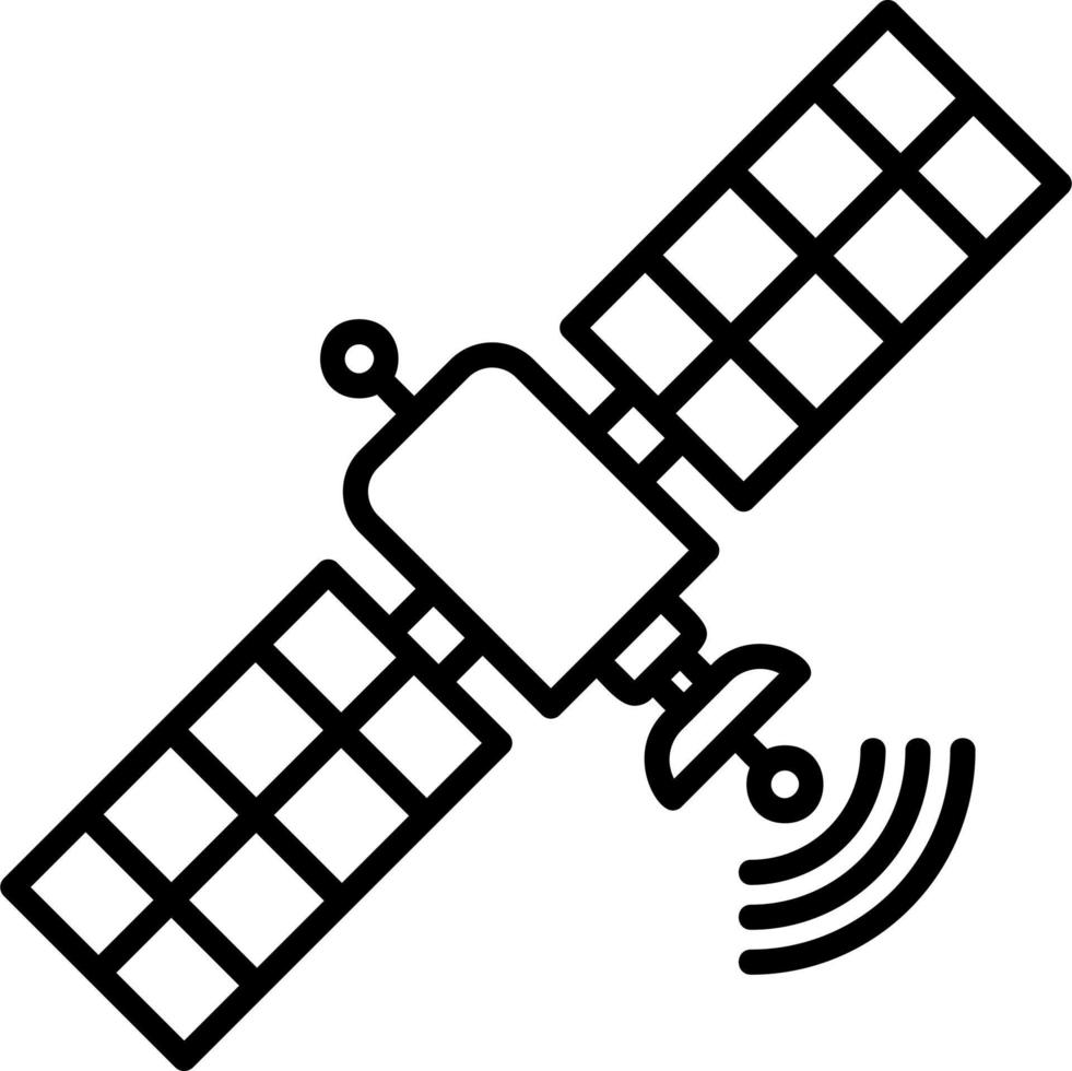 satelliet vector icoon