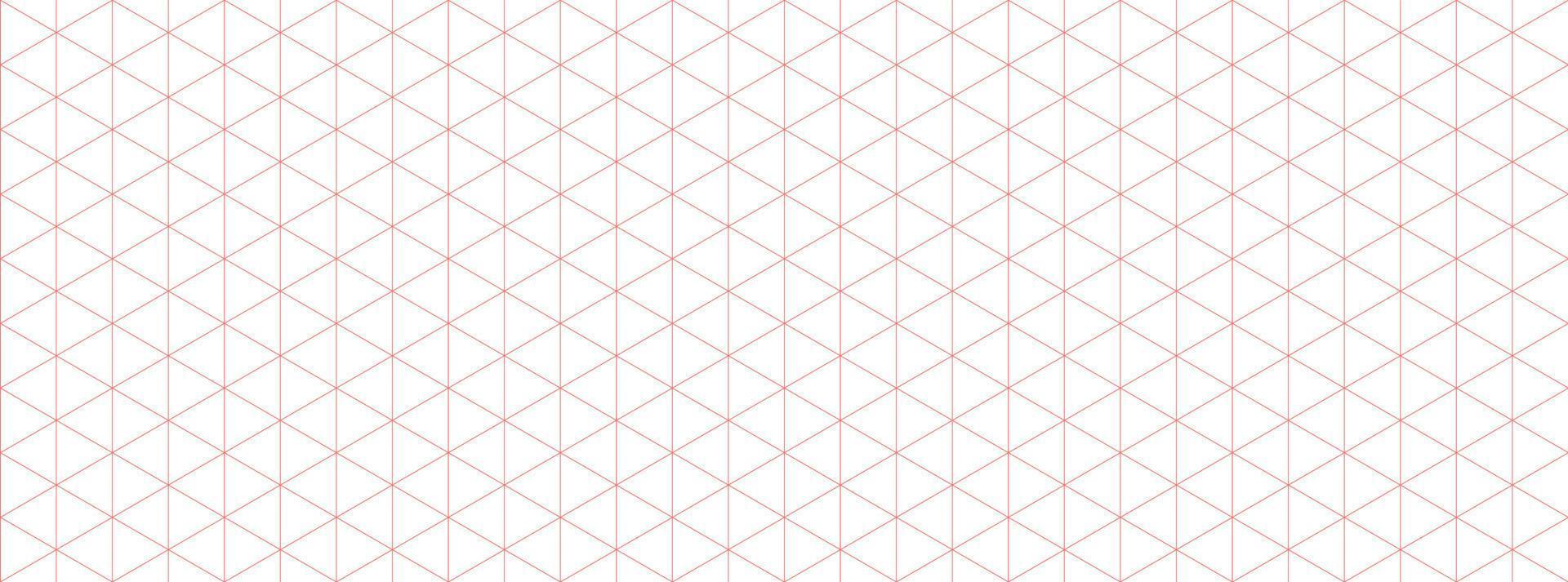 oranje isometrische rooster diagram papier achtergrond. naadloos patroon gids achtergrond. desigh voor bouwkunde of mechanisch lay-out tekening. vector illustratie