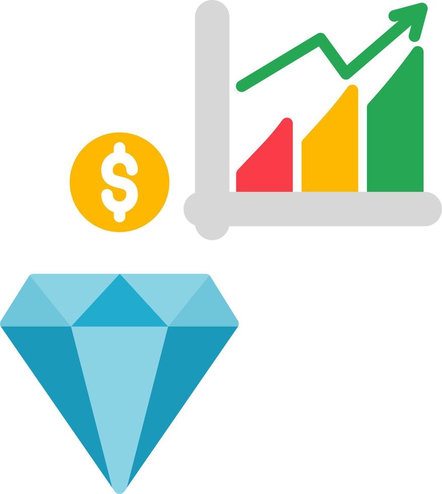 diamant vector pictogram