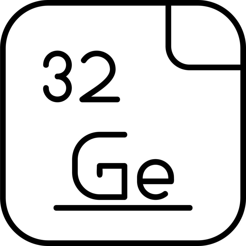 germanium vector icoon