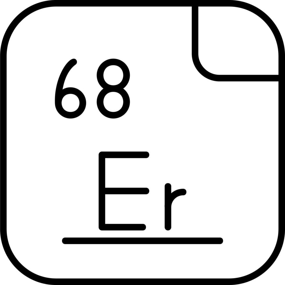 erbium vector icoon