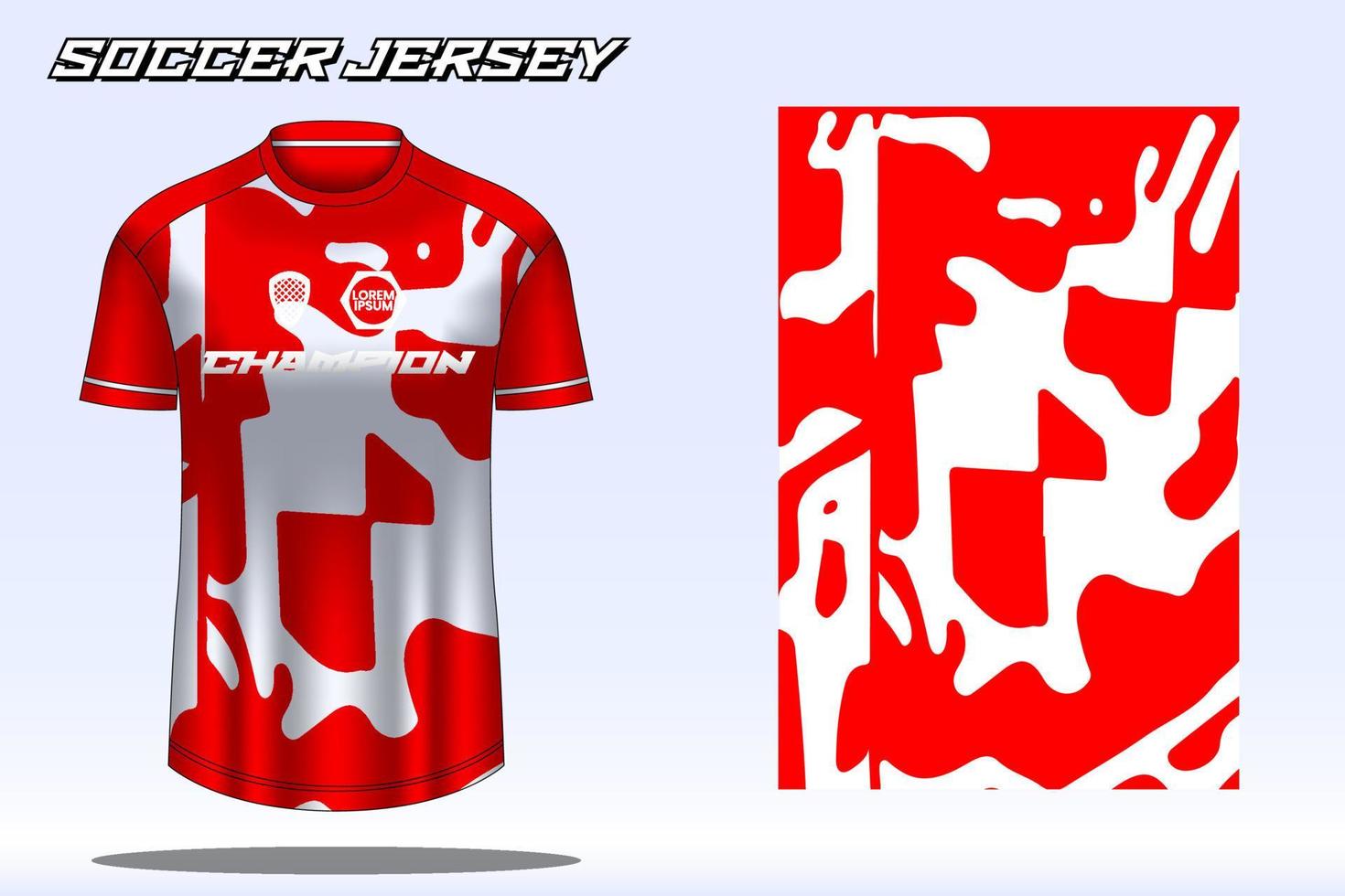 voetbal Jersey sport t-shirt ontwerp mockup voor Amerikaans voetbal club vector