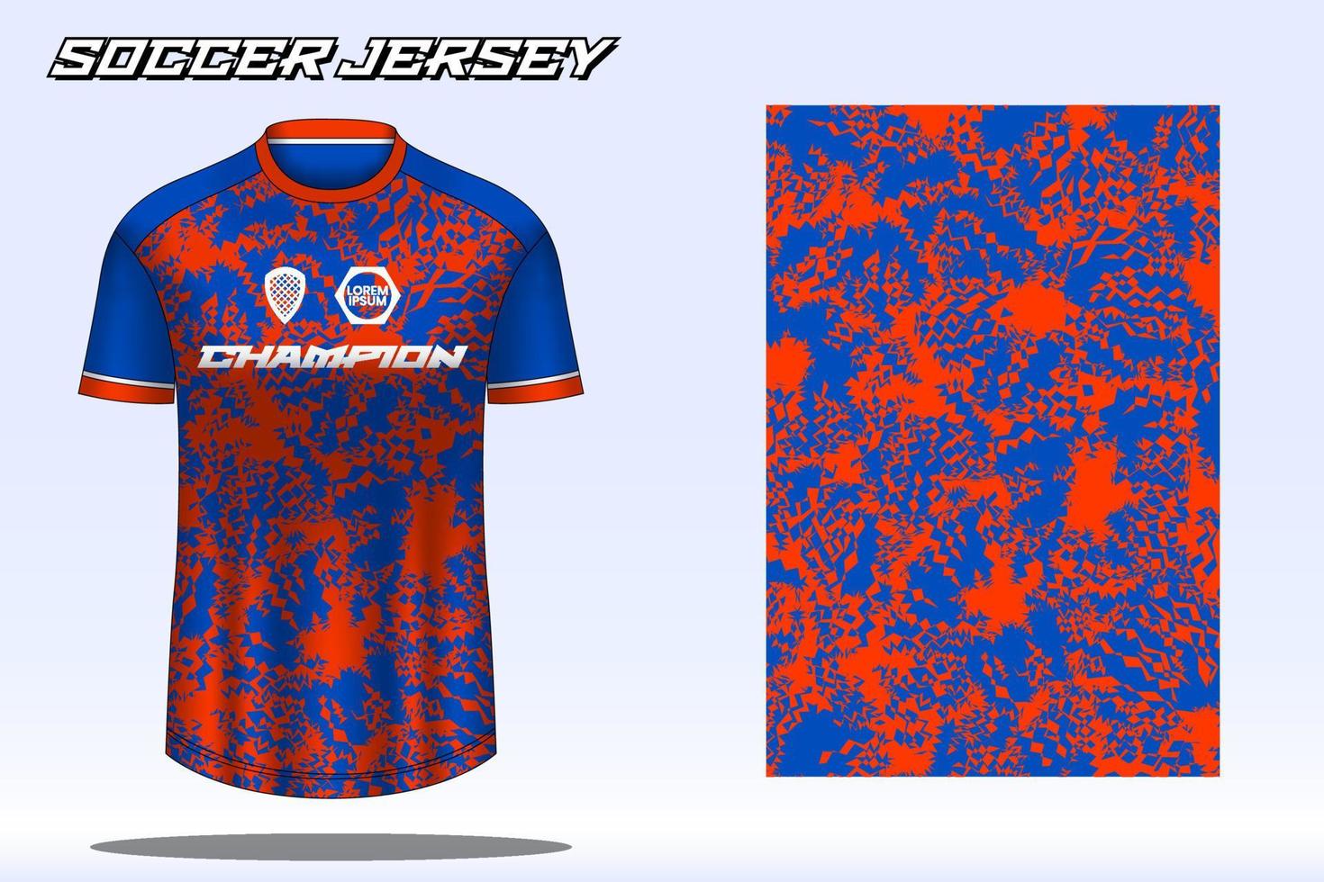 voetbal Jersey sport t-shirt ontwerp mockup voor Amerikaans voetbal club vector