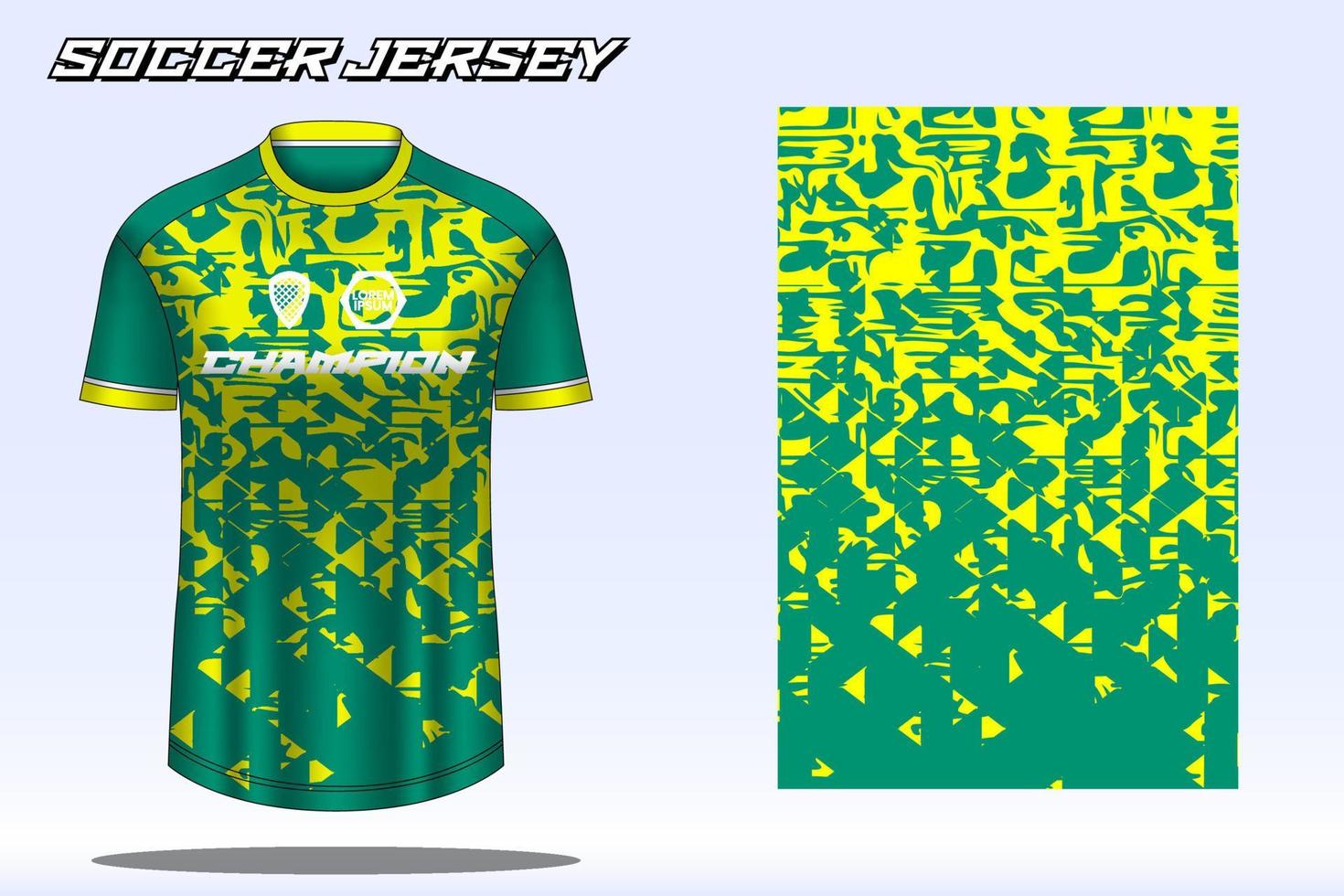 voetbal Jersey sport t-shirt ontwerp mockup voor Amerikaans voetbal club vector