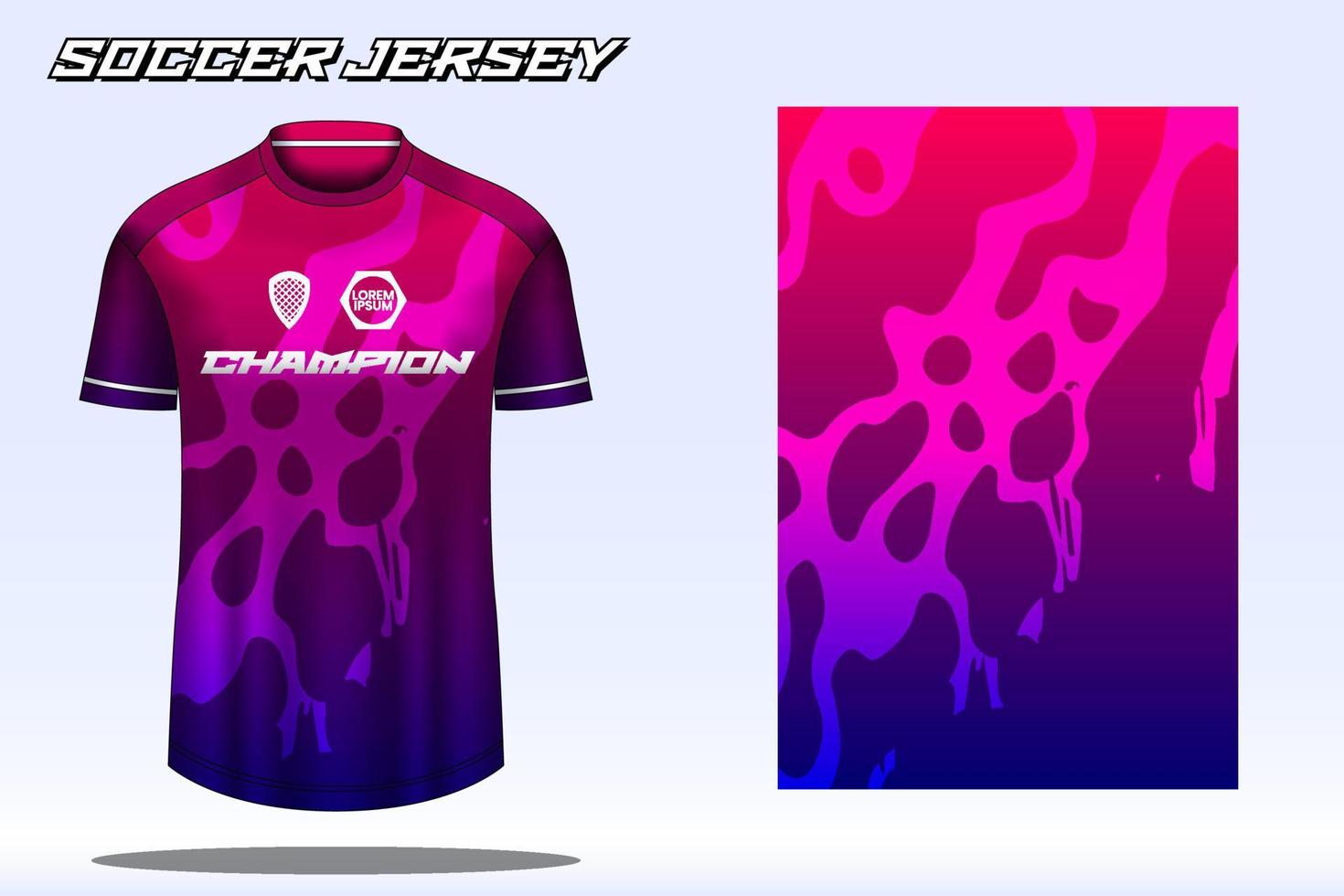 voetbal Jersey sport t-shirt ontwerp mockup voor Amerikaans voetbal club vector