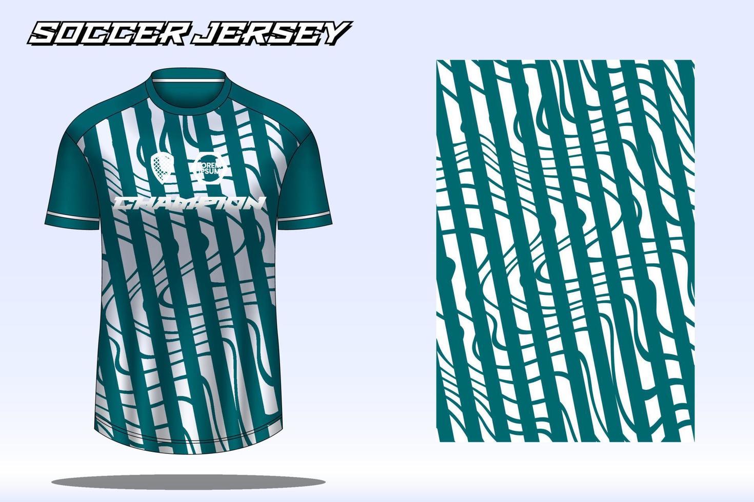 voetbal Jersey sport t-shirt ontwerp mockup voor Amerikaans voetbal club vector