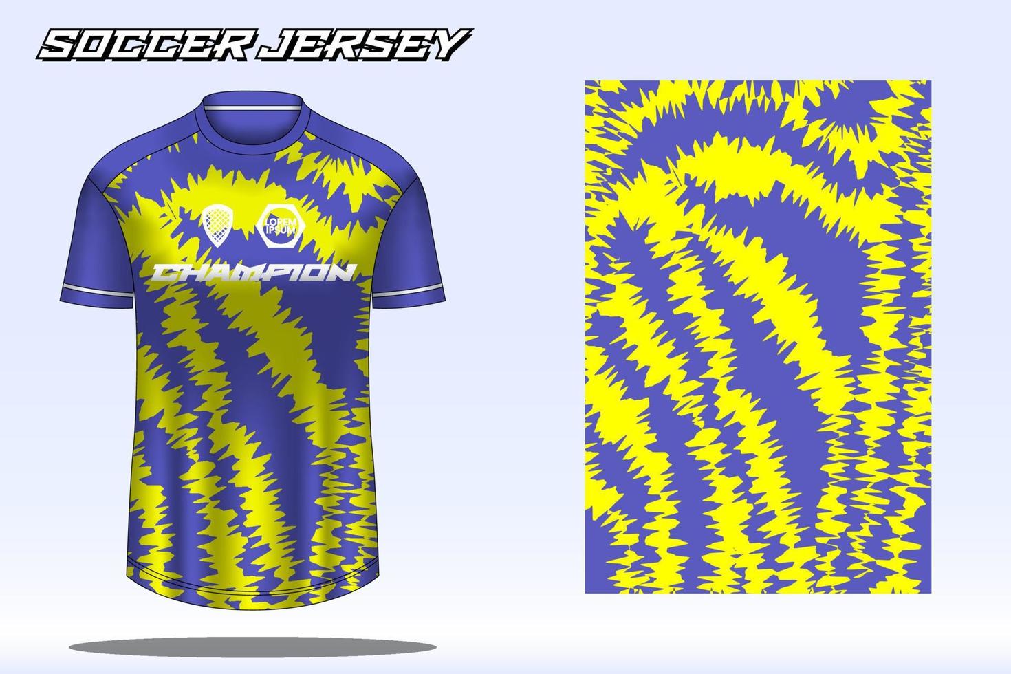 voetbal Jersey sport t-shirt ontwerp mockup voor Amerikaans voetbal club vector