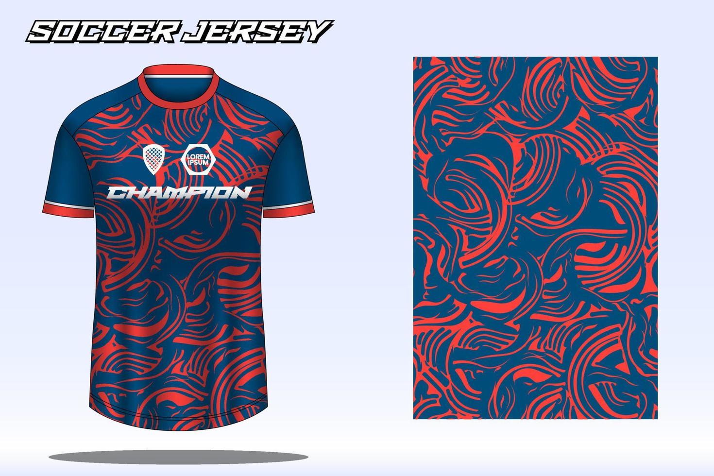 voetbal Jersey sport t-shirt ontwerp mockup voor Amerikaans voetbal club vector