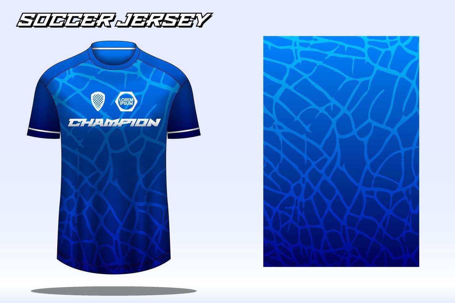 voetbal Jersey sport t-shirt ontwerp mockup voor Amerikaans voetbal club vector