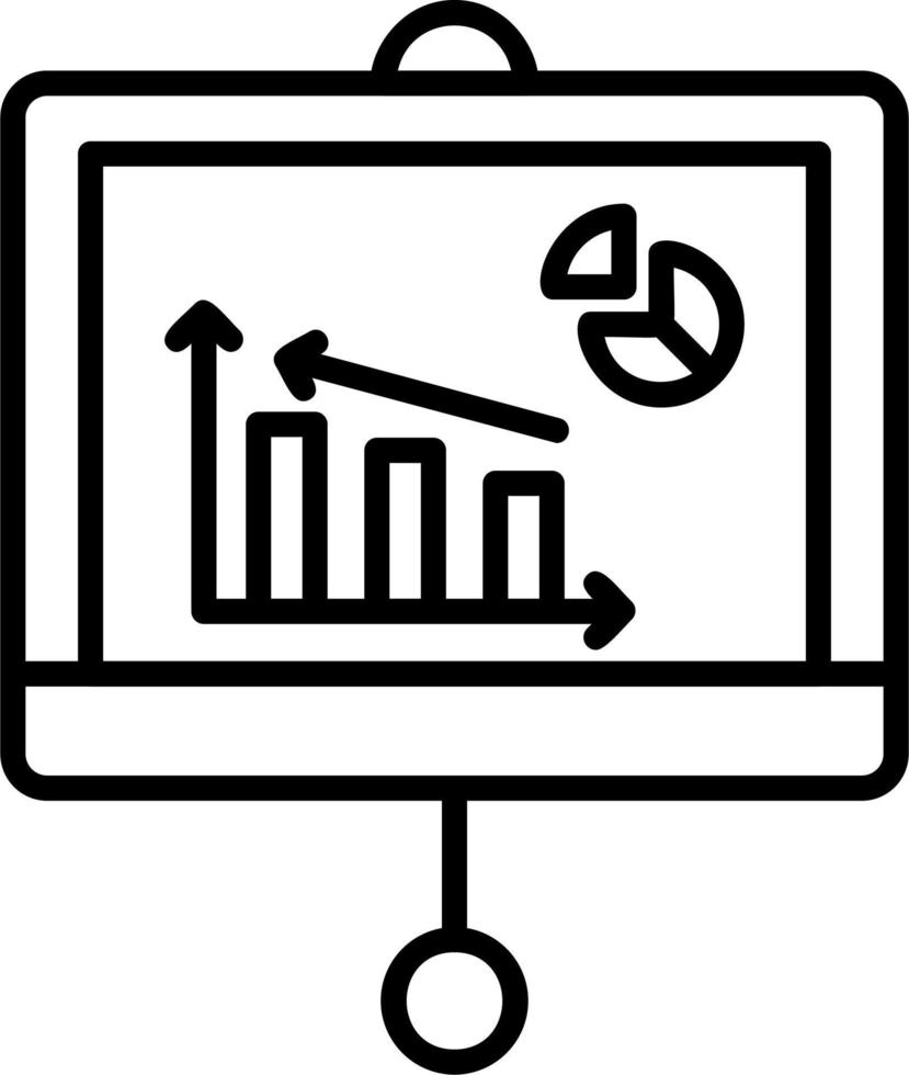 presentatie vector pictogram