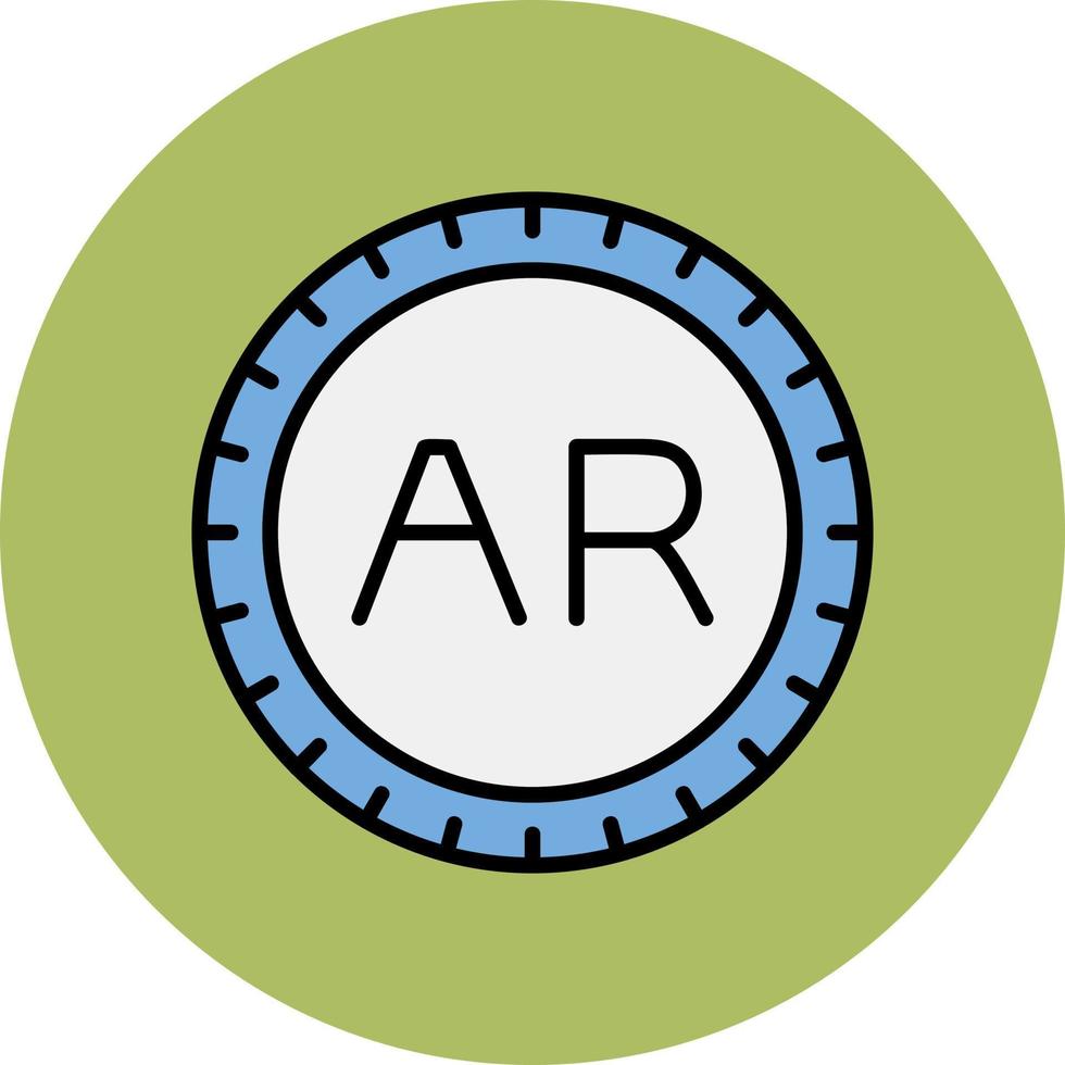 Argentinië wijzerplaat code vector icoon