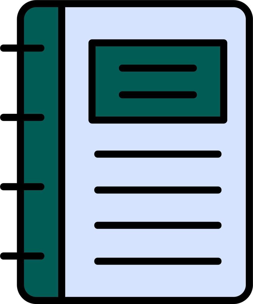 notebook vector pictogram