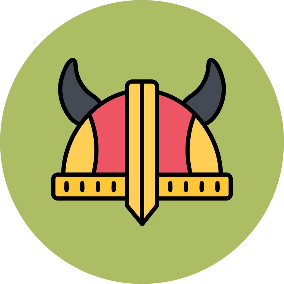 viking helm vector icoon