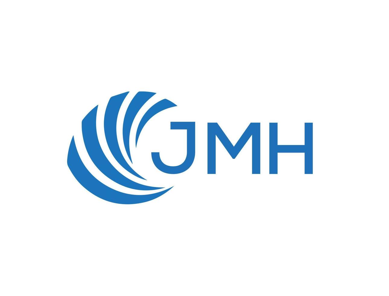 jmh abstract bedrijf groei logo ontwerp Aan wit achtergrond. jmh creatief initialen brief logo concept. vector