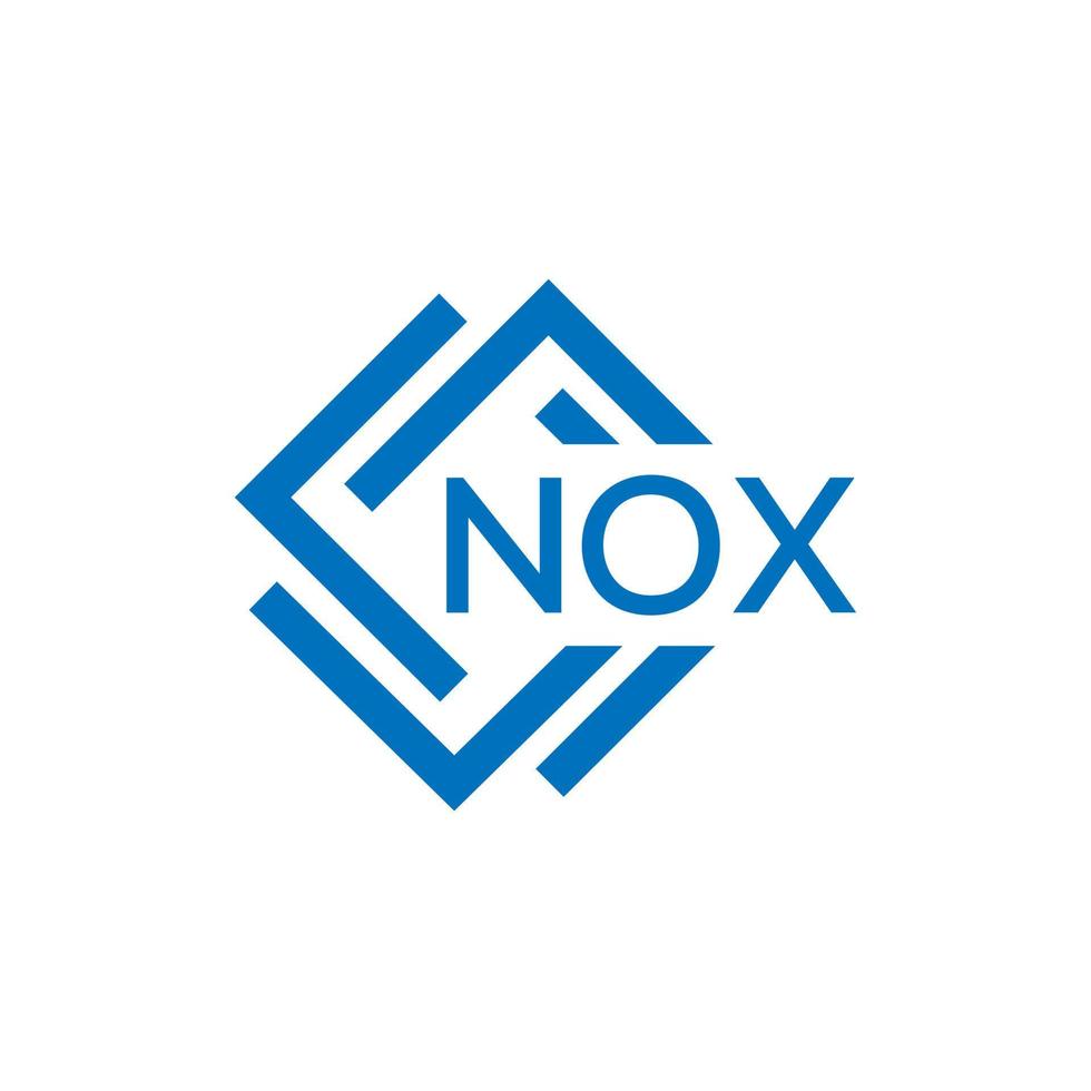 nox brief ontwerp. vector