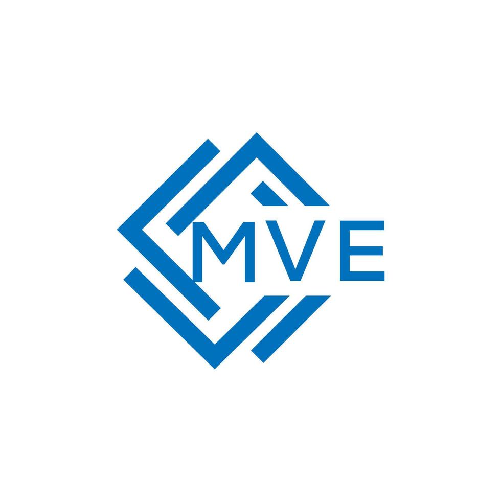 mve brief logo ontwerp Aan wit achtergrond. mve creatief cirkel brief logo concept. mve brief ontwerp. vector