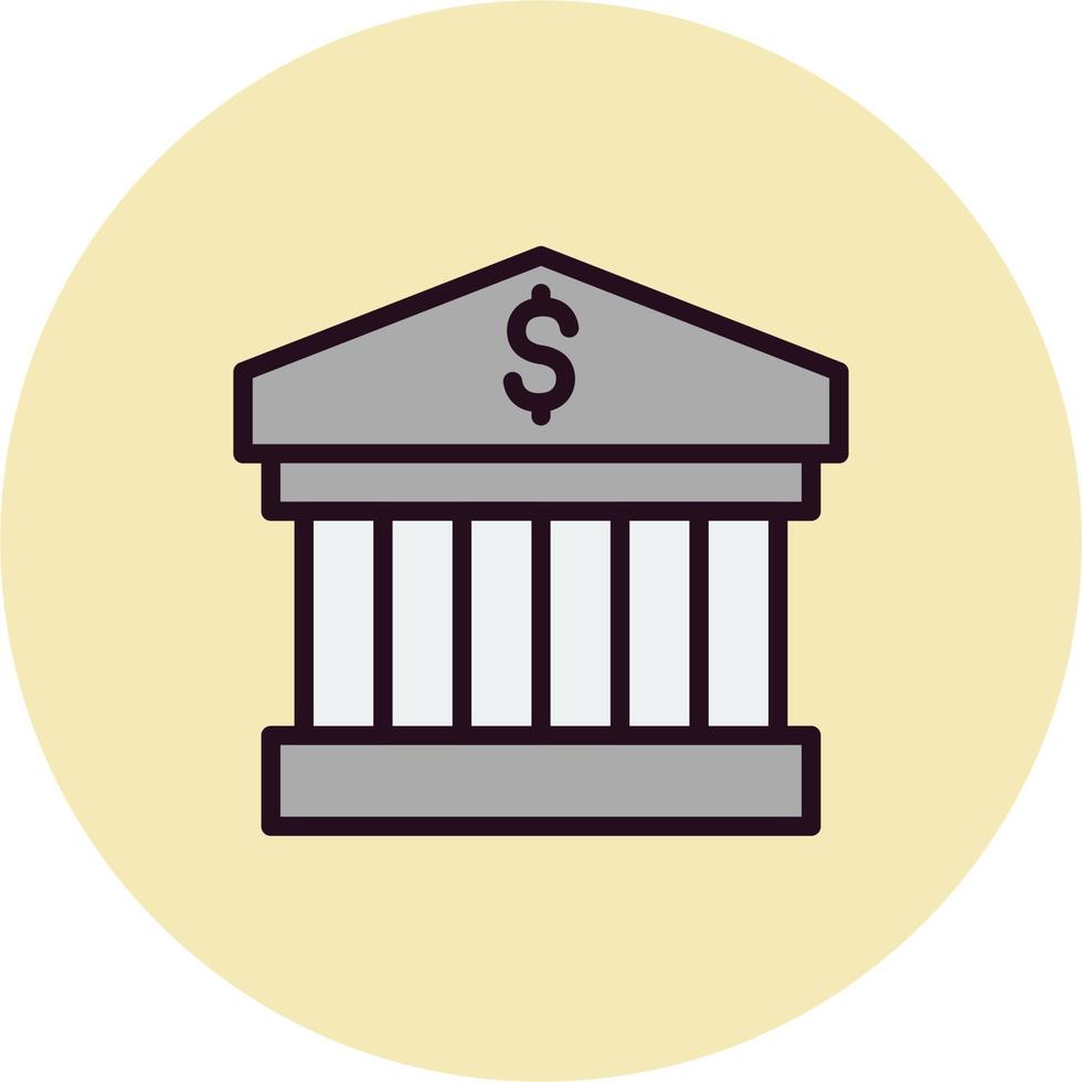 bank vector pictogram