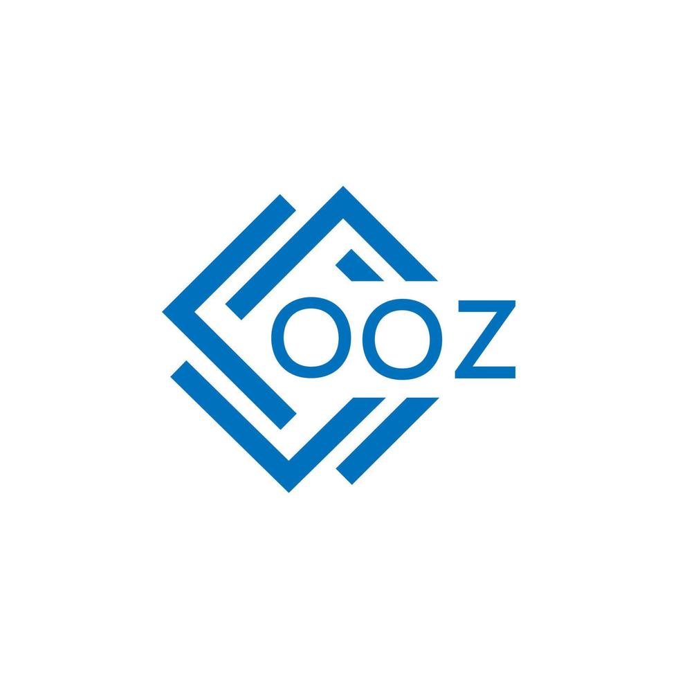 oozo brief logo ontwerp Aan wit achtergrond. oozo creatief cirkel brief logo concept. oozo brief ontwerp. vector