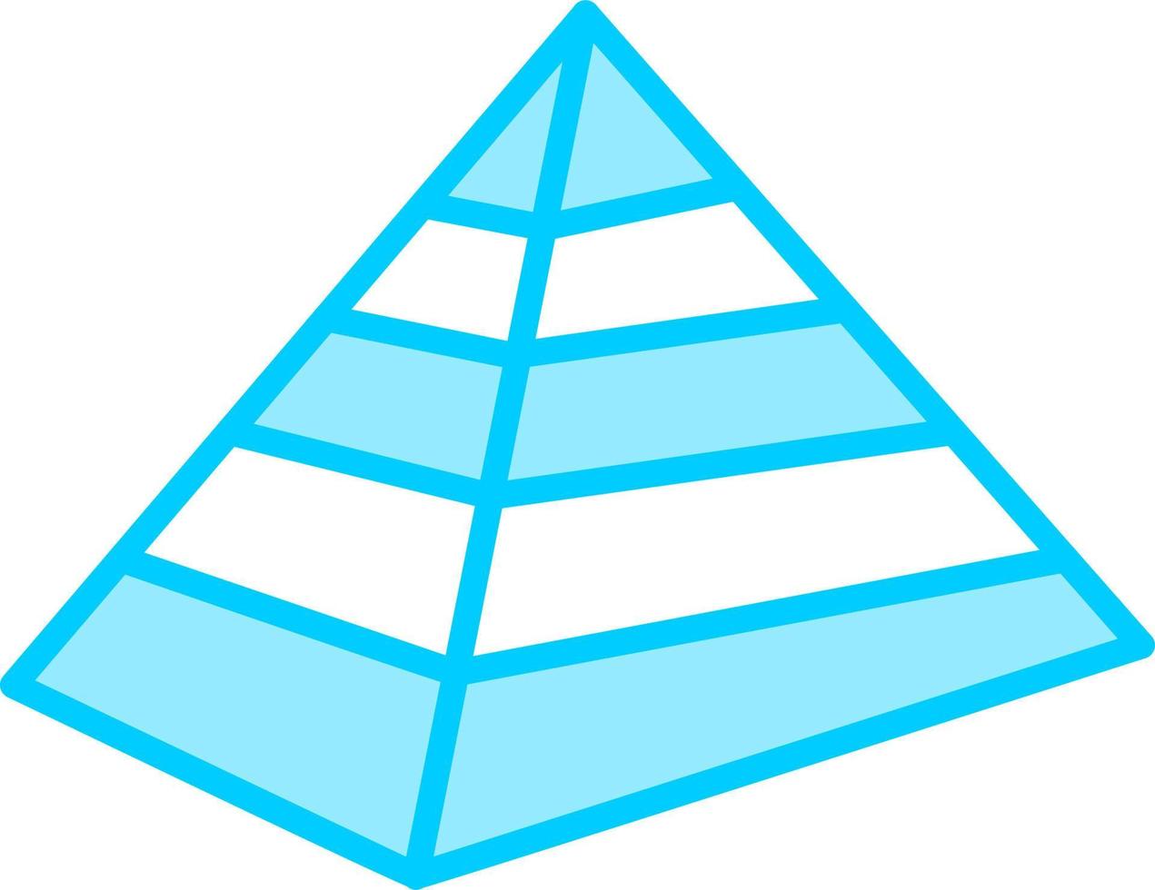 piramide vector icoon