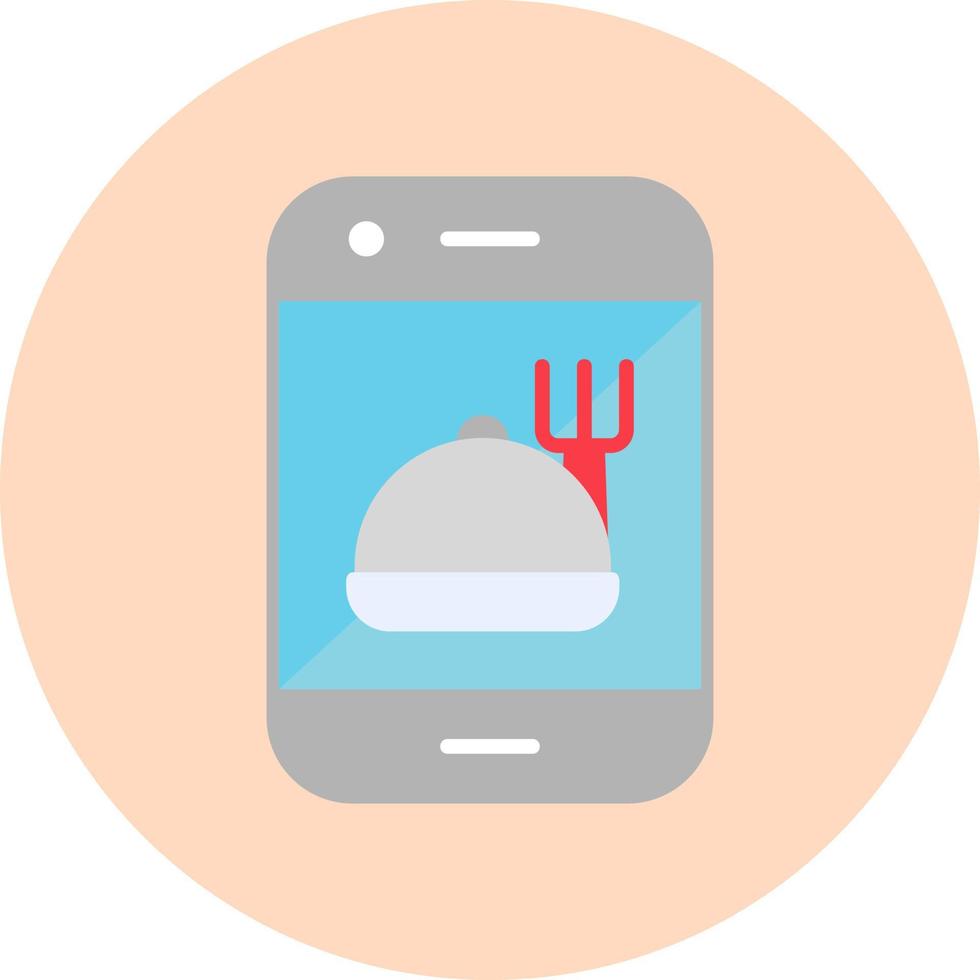 online voedsel bestellen vector icoon