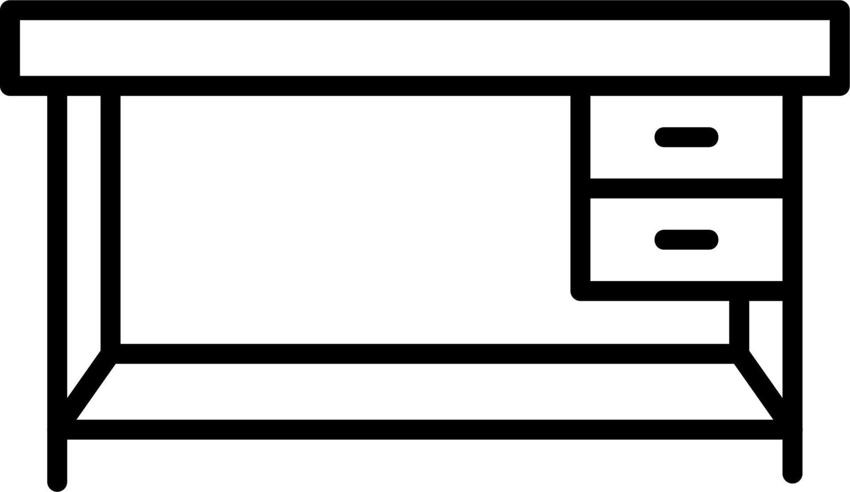 bureau vector pictogram