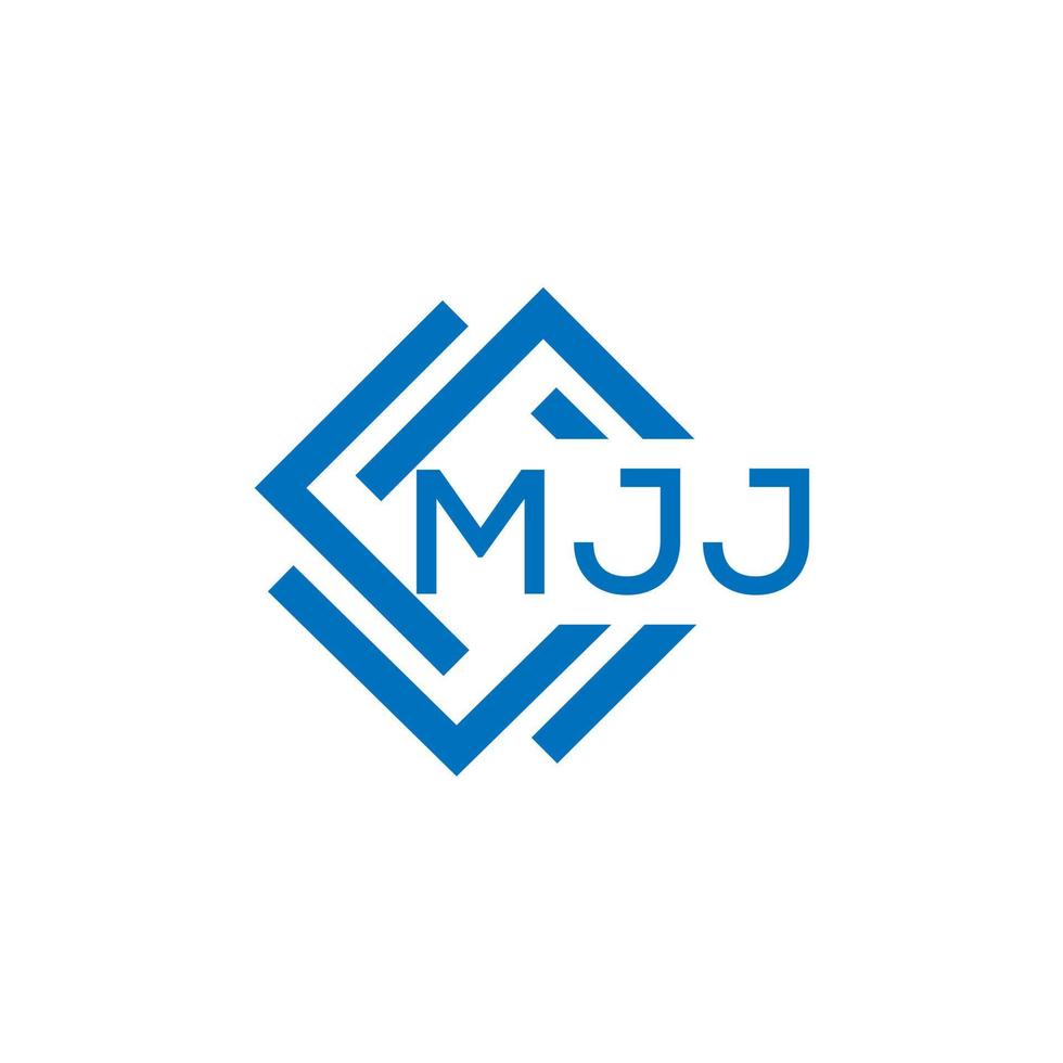 mjj brief logo ontwerp Aan wit achtergrond. mjj creatief cirkel brief logo concept. mjj brief ontwerp. vector