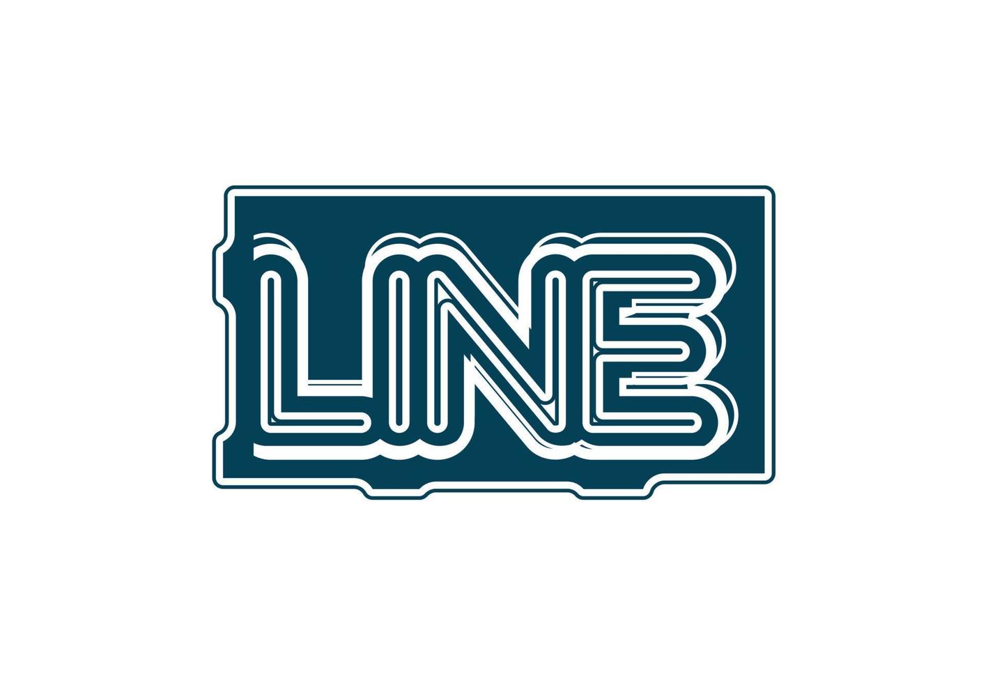 lijn brief logo en icoon ontwerp sjabloon vector