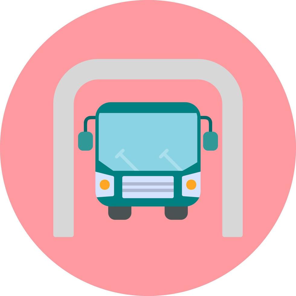 bus ondergronds vector icoon