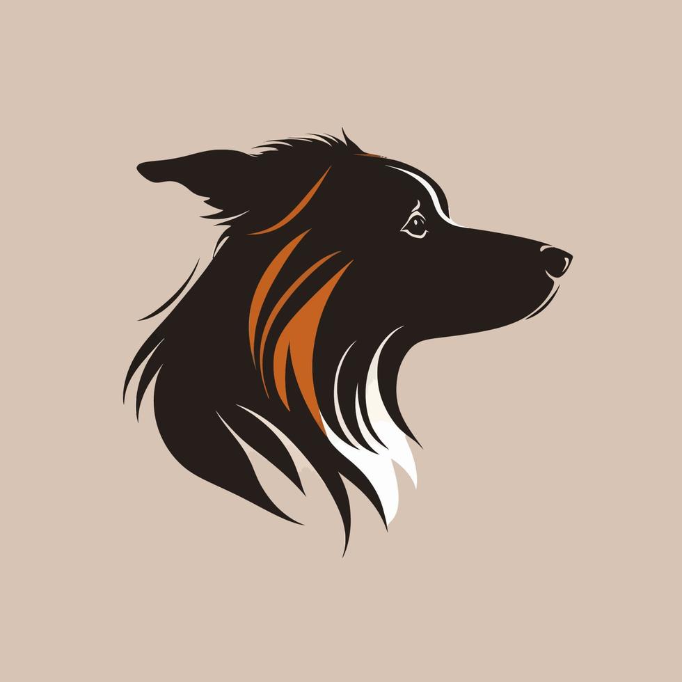 hond hoofd huisdier symbool - gaming hond logo elegant element voor merk - abstract icoon symbolen vector